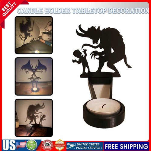 S Halloween Tealight Candle Stands Tabletop