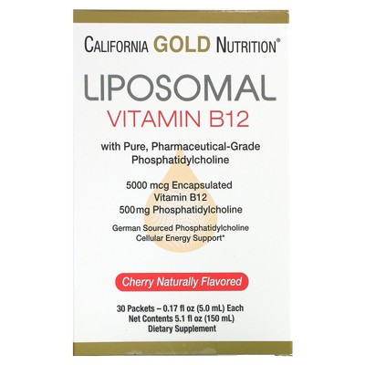 Liposomal Vitamin B12, 30 Packets, 0.17 fl oz  (5 ml) Each