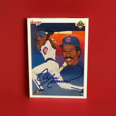 1990 Upper Deck - MLB Baseball Chicago Cubs #73 Andre Dawson Autograph Card