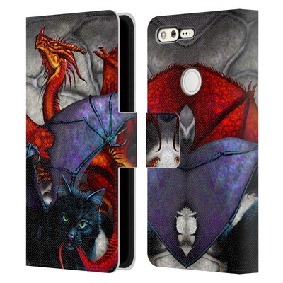 OFFICIAL STANLEY MORRISON DRAGONS 3 LEATHER BOOK WALLET CASE FOR GOOGLE PHONES