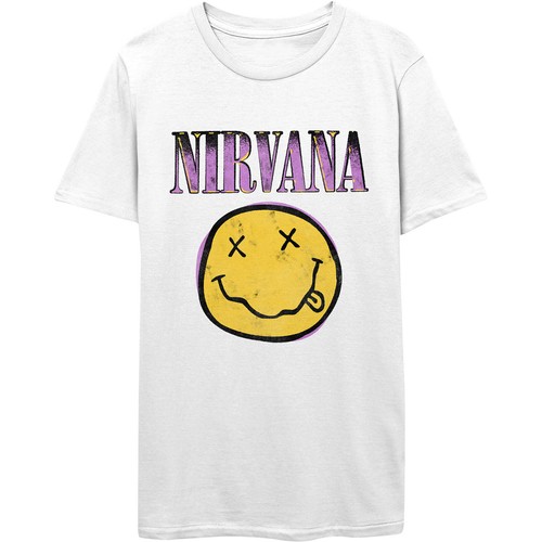 boohoo NIRVANA FACES ライセンス プリント Tシャツ boohoo NIRVANA ニルヴァーナ ライセンス Tシャツ BLACK (boohoo