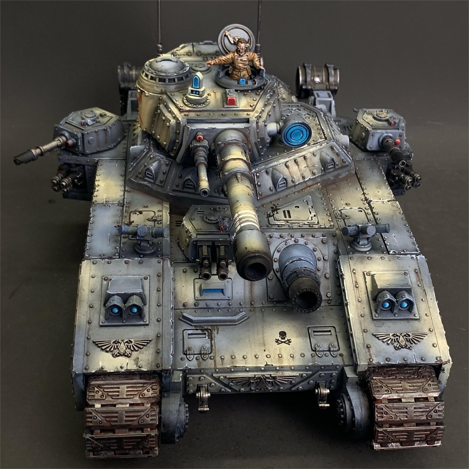 Warhammer 40,000 Baneblade プラモデル Astra Militarum Baneblade Warhammer 40K Army Painted Death