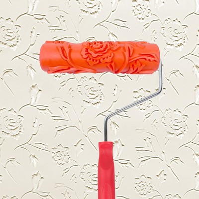 7'' Patterned Paint Roller for Wall Decoration Classic Brick Embossing Textur...