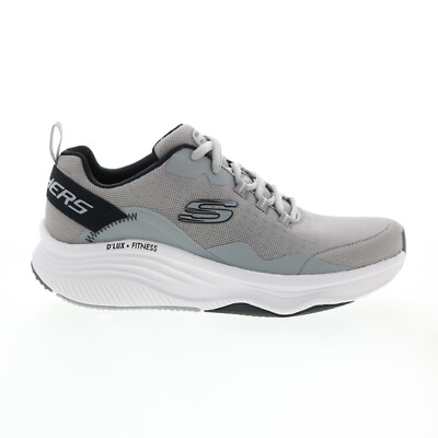 Skechers DLux Fitness Roam Free 232358 Мужские серые кроссовки Lifestyle Обувь