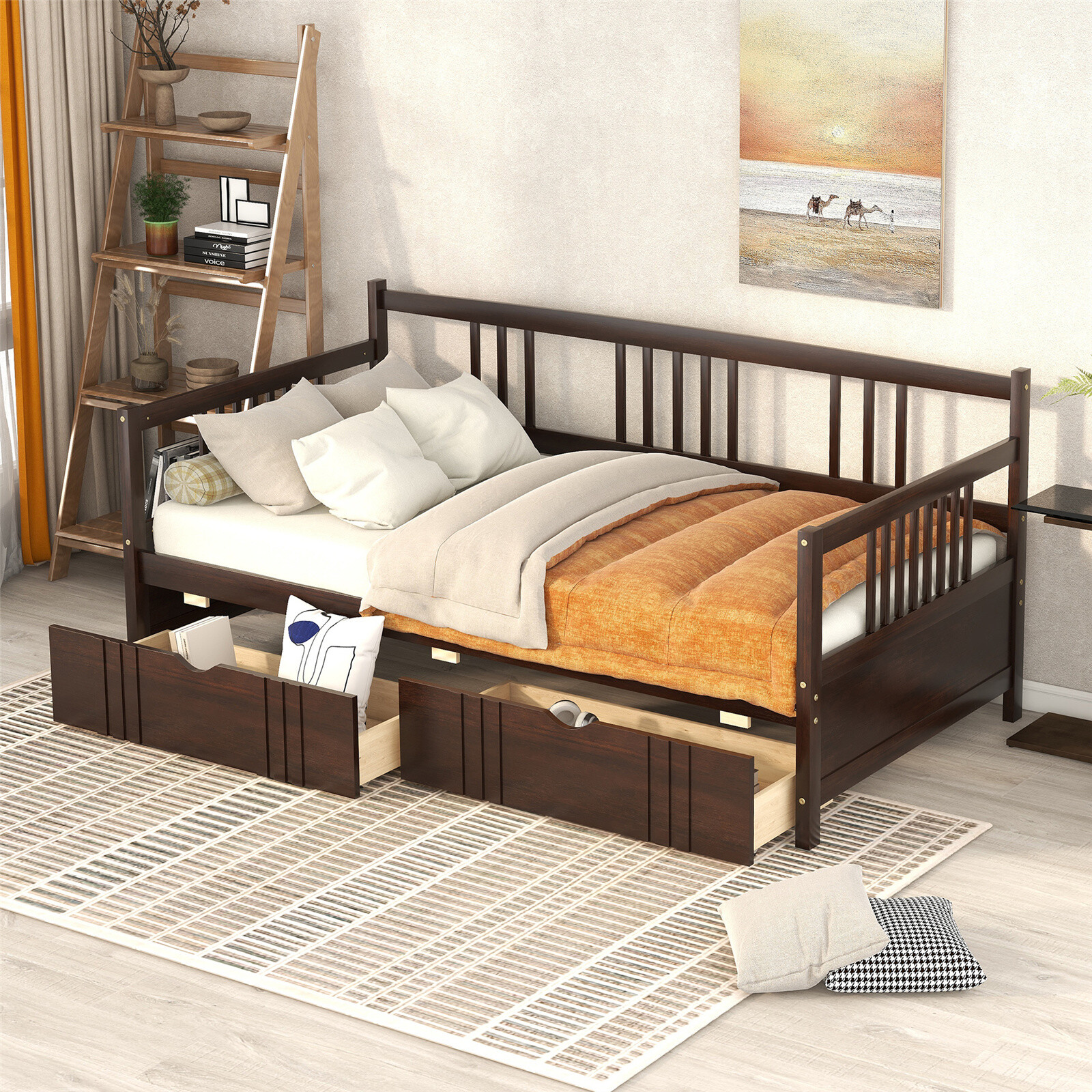 Sofa Bed With 2 Storage Drawer