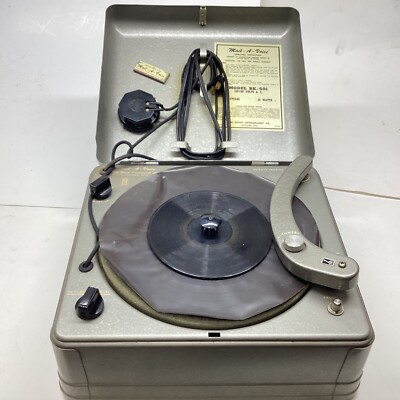 Vintage Mail-A-Voice BK-501 Magnetic Disc Recorder. See Video