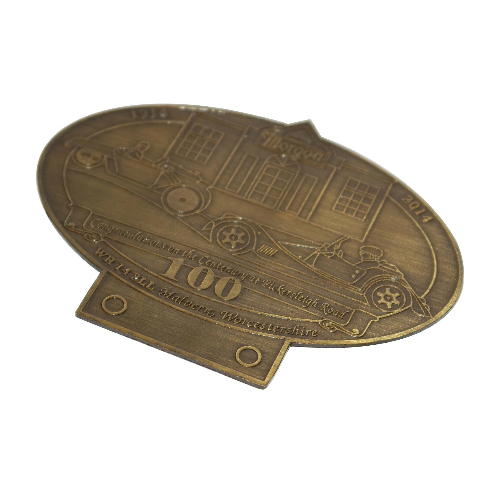 100 Years Congratulations On The Centenary At Pickersleigh Road Morgan Badge  