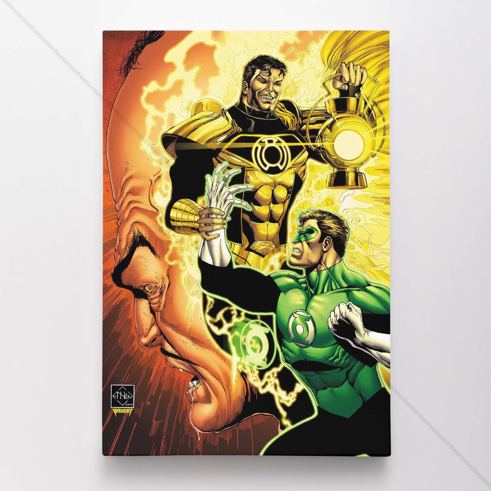 Green Latern Poster Canvas DC Comic Book Cover Art Print #2369