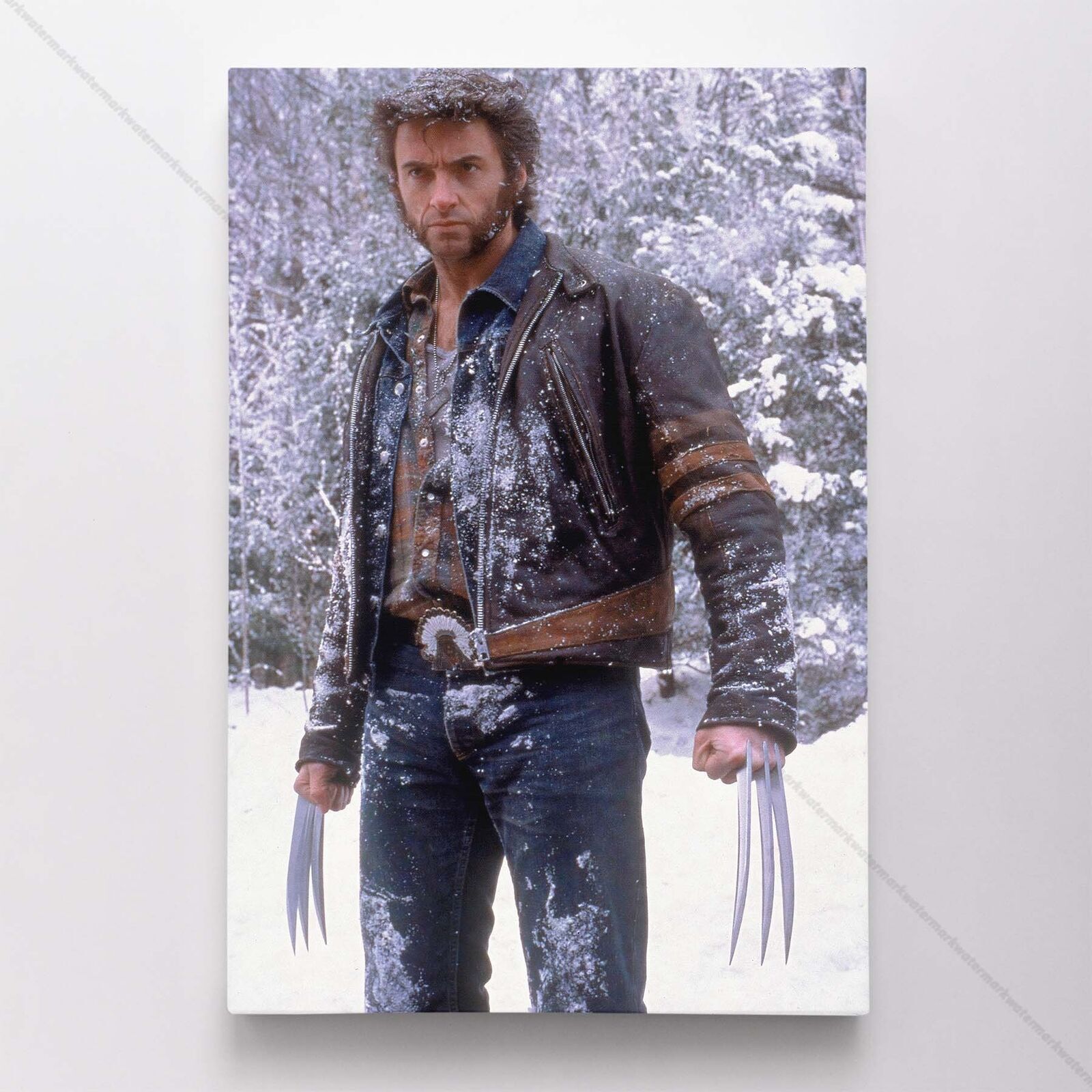 Wolverine Poster Canvas Logan Hugh Jackman X-Men Marvel Movie Art Print #7759