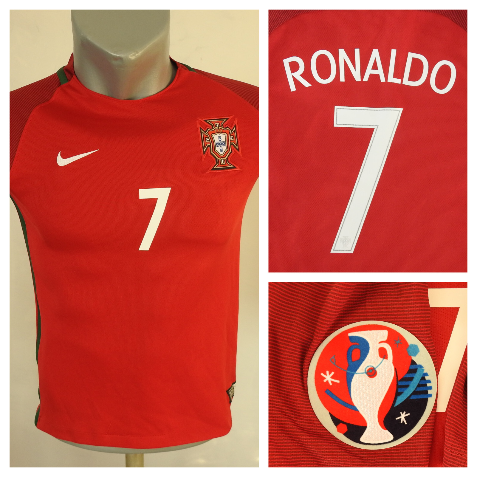 Nike ポルトガル代表 RONALDO 7 Mサイズ　2007年 Nike ポルトガル代表 RONALDO 7 Mサイズ 2007年 Nike ポルトガル