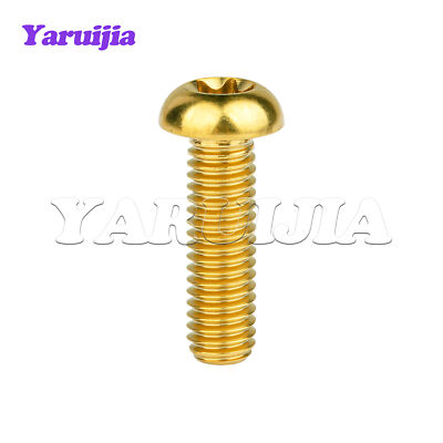 Titanium Bolt M6x10 15 20 25 30 35mm Button Head Torx Screw for Bike Accessories