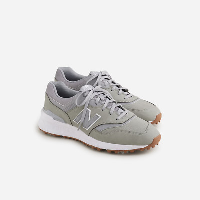 New Balance x J. Crew Mens 997G 997 Golf Shoes Sneakers Cleats Gray Sz 10 M NIB