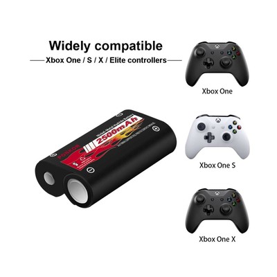 Ponkor Xbox One Controller Battery 2500mAh, High-Speed Charging Technology Re...