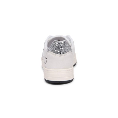 Pre-owned Date 9089az Sneaker Donna D.a.t.e. Court 2.0 Nylon Woman Shoes In Bianco