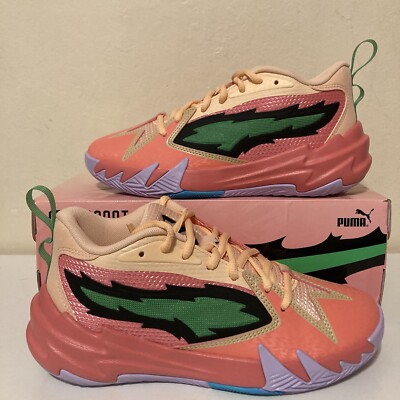 Puma Scoot Zeros Georgia Peach Scoot Henderson Pink Kids Basketball Shoe - Sizes
