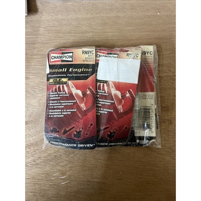 Champion 3 Pack Of Genuine OEM Replacement Spark Plugs, QC12YC