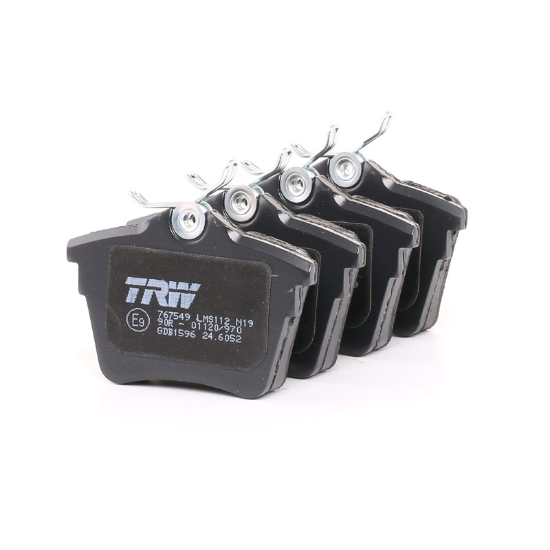 Trw Gdb1596 Plaquettes De Freins ArriÃ¨Re Convient Pour Peugeot 407 (6d)