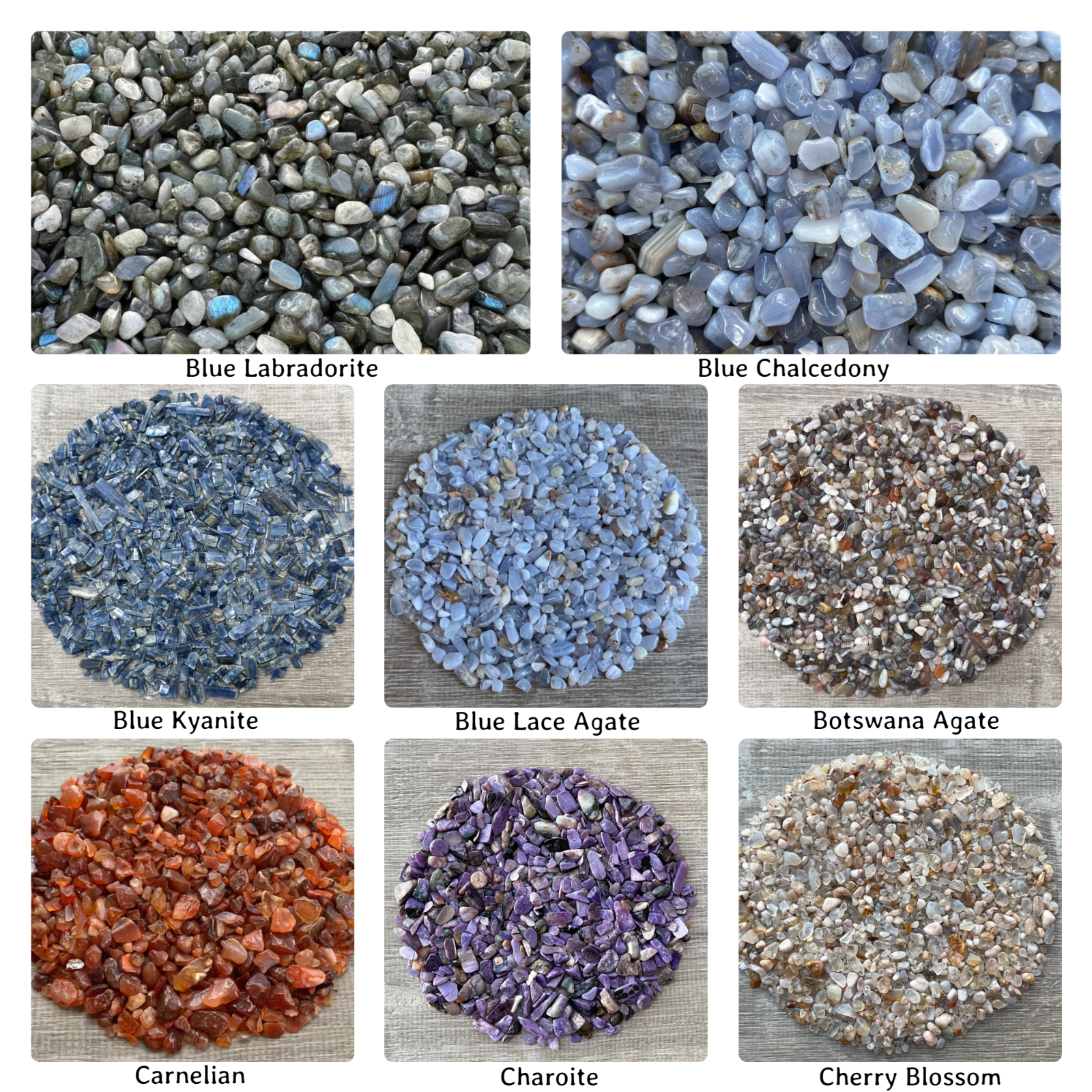 WHOLESALE 5 lbs Genuine Crystal Chips, Choose 90+ Types Natural Gemstone Chips
