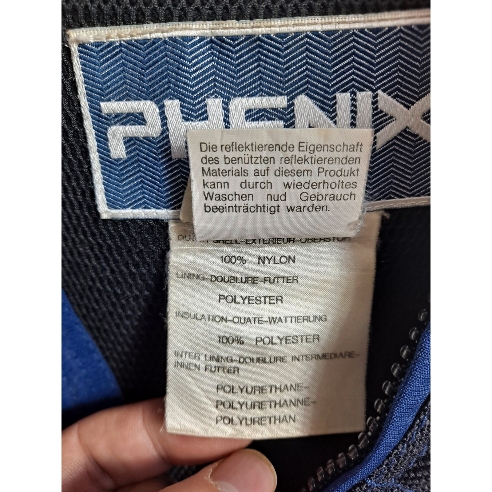 Phenix Ski Jacket Padded Insulated Full Zip Winter Coat Mens XL — photo 4