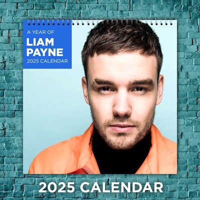 Liam Payne Pop Stars Calendar 2025, 12-Month Singer Wall Calendar
