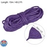 MECCANIXITY Raffia Paper Craft Rope Packing 16.4 Yards Handmade Twisted Paper Craft String/Cord for DIY Decoration Gift Packaging Dark Purple