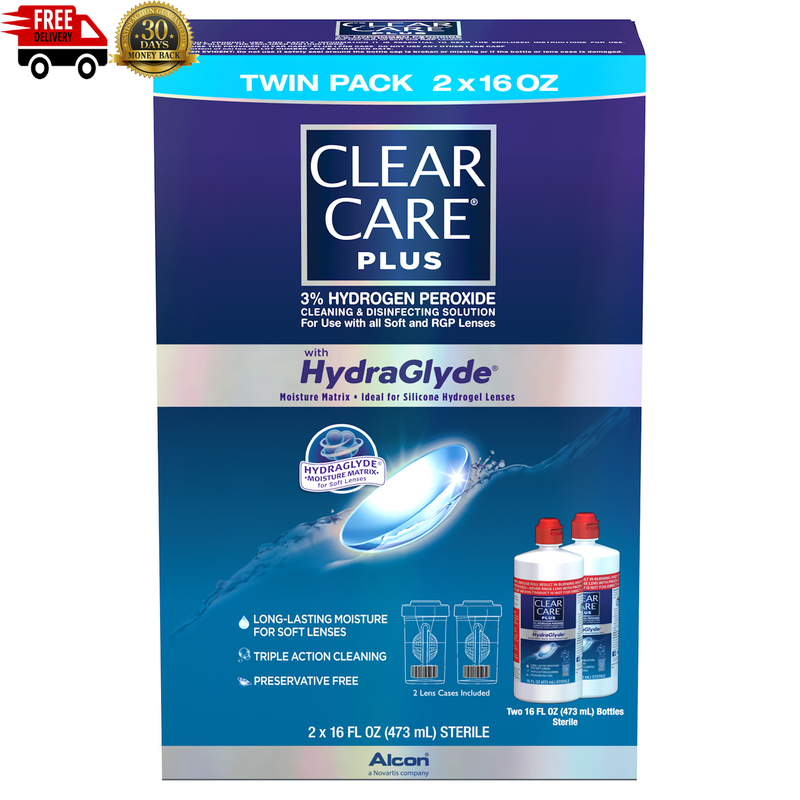 Clear Care plus Cleaning & Disinfecting Solution, 32 Ounces