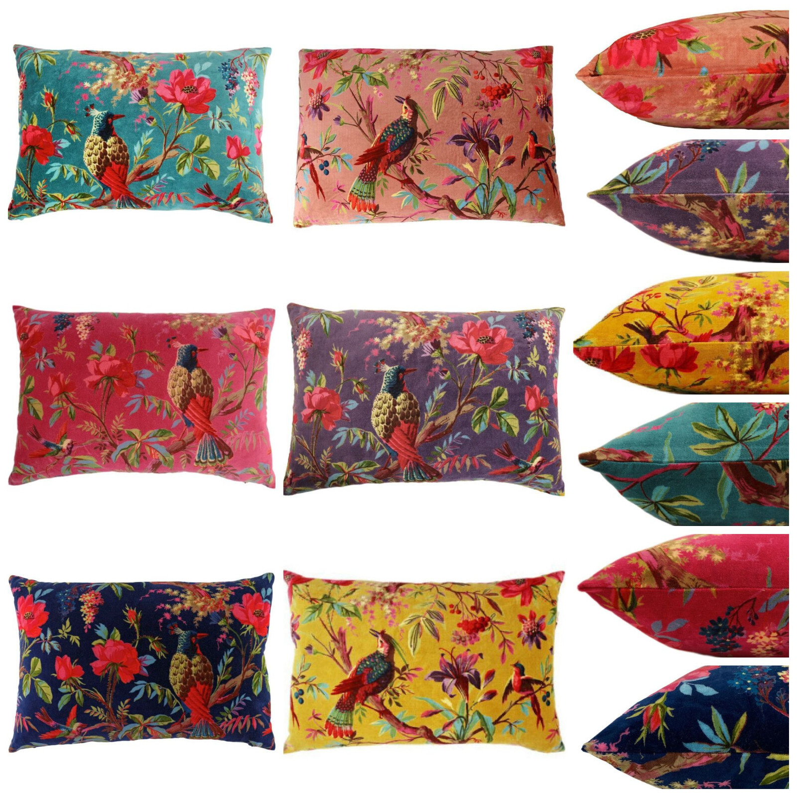Parrot Nadelspitzen-Set Für Kissen 40x40 Cm – Mit Bedruckter Leinwand, Garn & Nadel, DIY Stickerei Für Anfänger