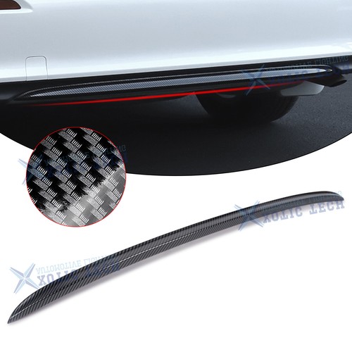Carbon Fiber Texture Rear Bumper Lower Lip Frame Trim For Civic 11th Gen 2022+