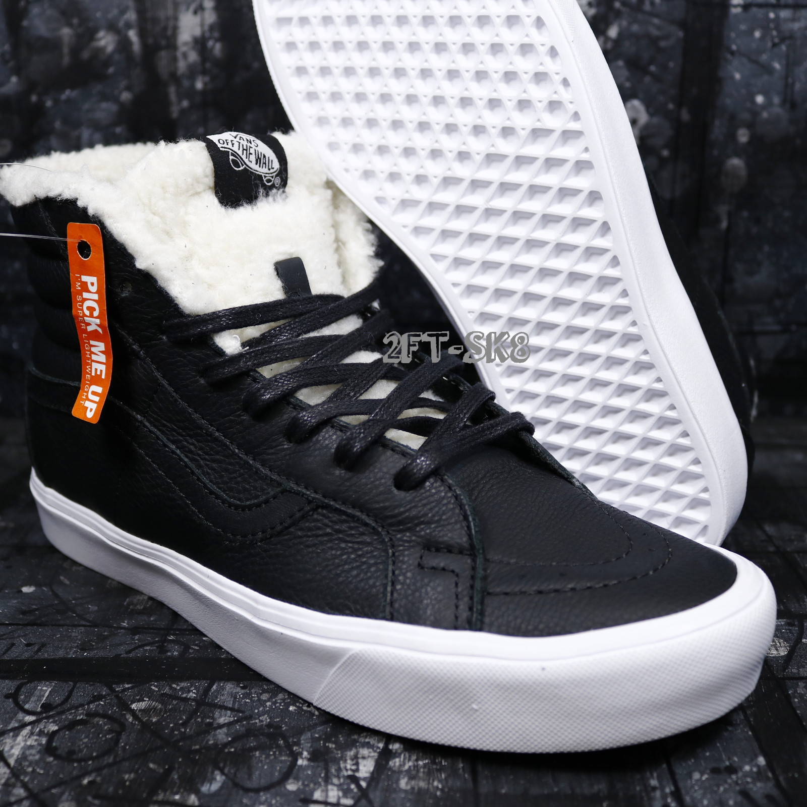 vans sk8 hi lite white