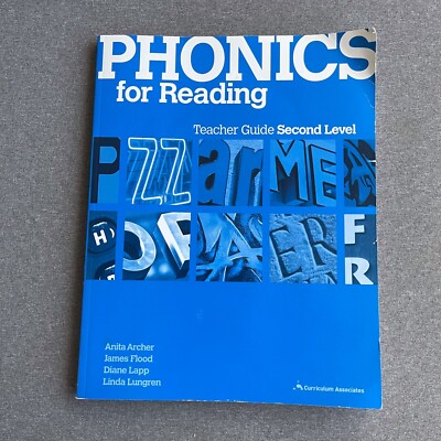 PHONICS for Reading (Teacher Guide Second Level) Paperback