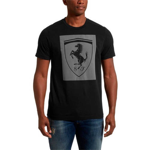 

[576684-02] Мужская ФУТБОЛКА Puma FERRARI BIG SHIELD, Черный