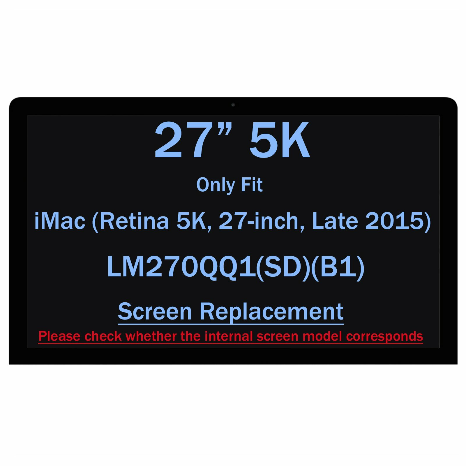 iMac(Retina5K, 27inch, Late2015)液晶ディスプレイ Amazon.com: LCDOLED Replacement for iMac17,1 iMac Retina 5K
