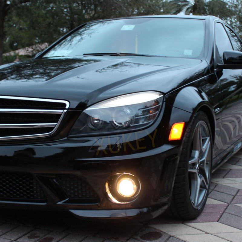 x4 For Mercedes Benz LED Parking Lamp Bulbs C300 C350 C63 Eyebrow Eyelid Light