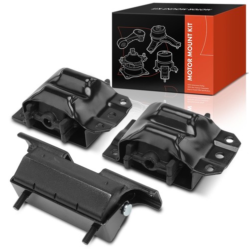 3x Engine Mount & Transmission Mount for Chevrolet K1500 K2500 Cadillac Escalade