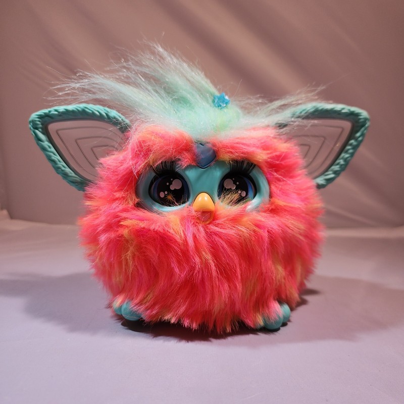 2023 Hasbro Coral Furby Interactive Toy ~ Works