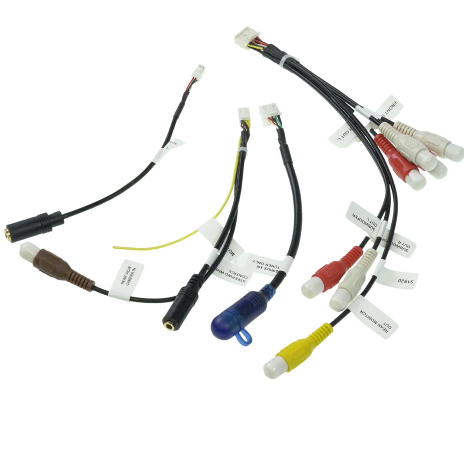 Xtenzi 4PCS Set XT91920 AV RCA Harness Cord For Pioneer Xtenzi 4PCS Set XT91920 AV RCA Harness Cord For Pioneer