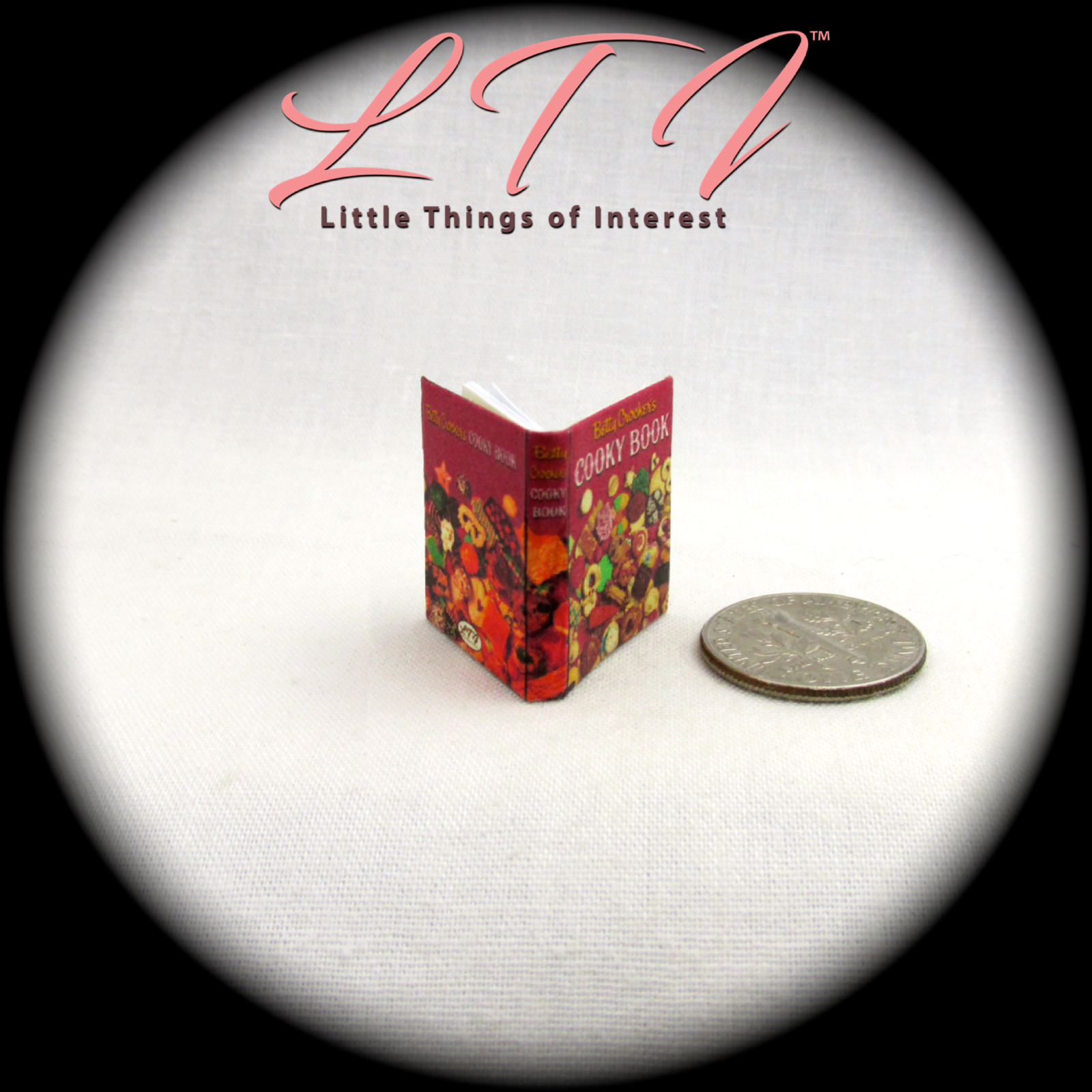 BETTY CROCKER'S CHRISTMAS Cooky Cookbook Miniature 1:12 Scale Book