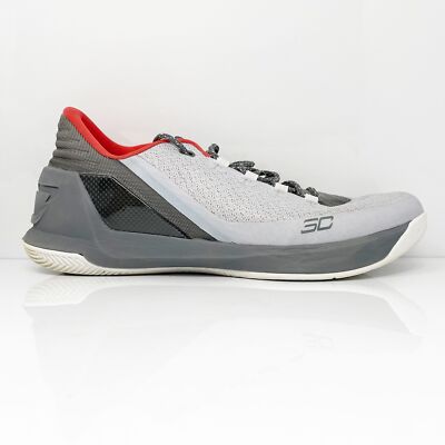 

Under Armour Mens Curry 3 1286376-289 Серые кроссовки для бега Размер 13, Серый, Curry 3