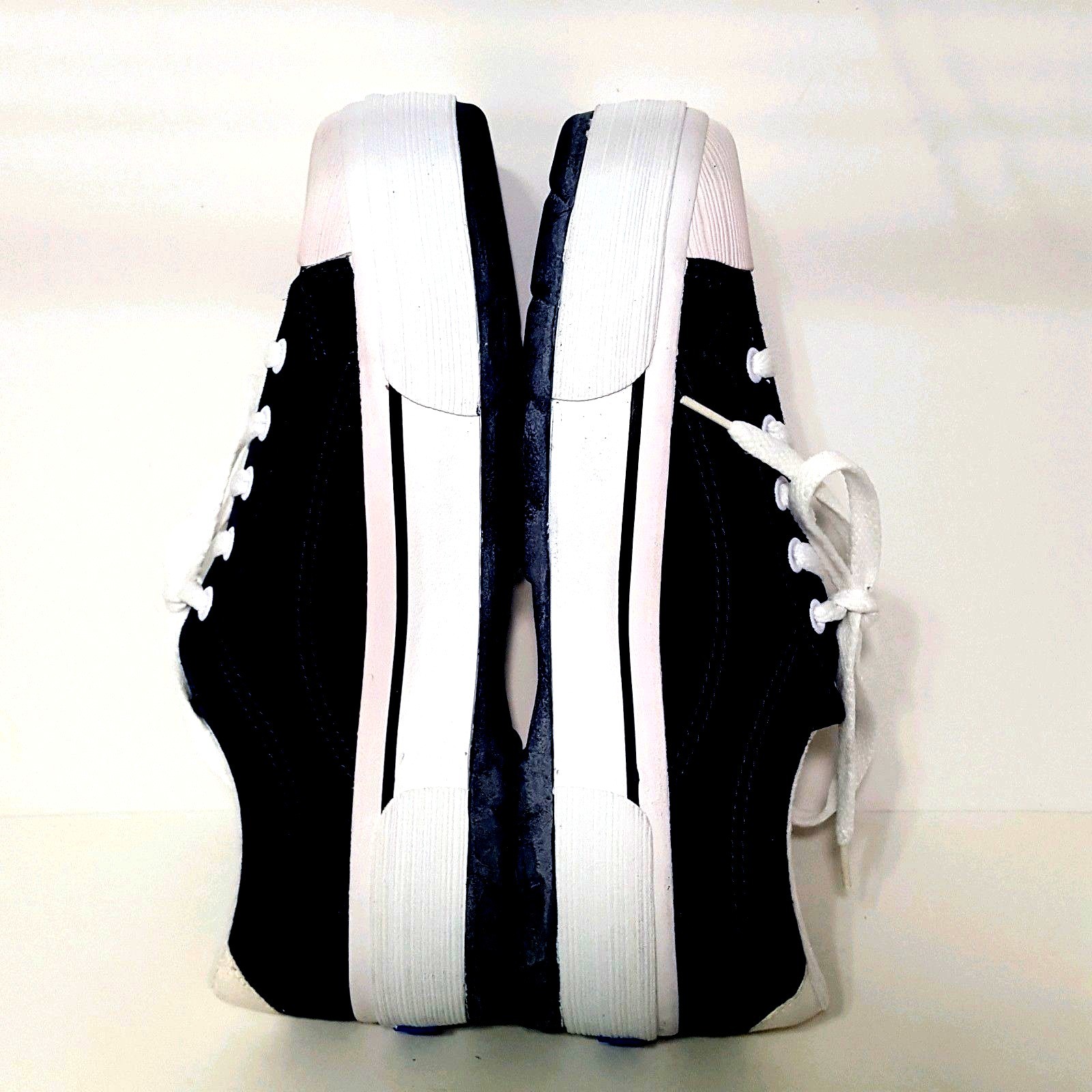 KEDS Womens Size 8 Blue Leather Lace Up Platform Sneakers Vintage