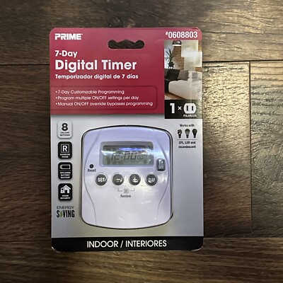 7-Day Programmable Digital Lighting Timer 
