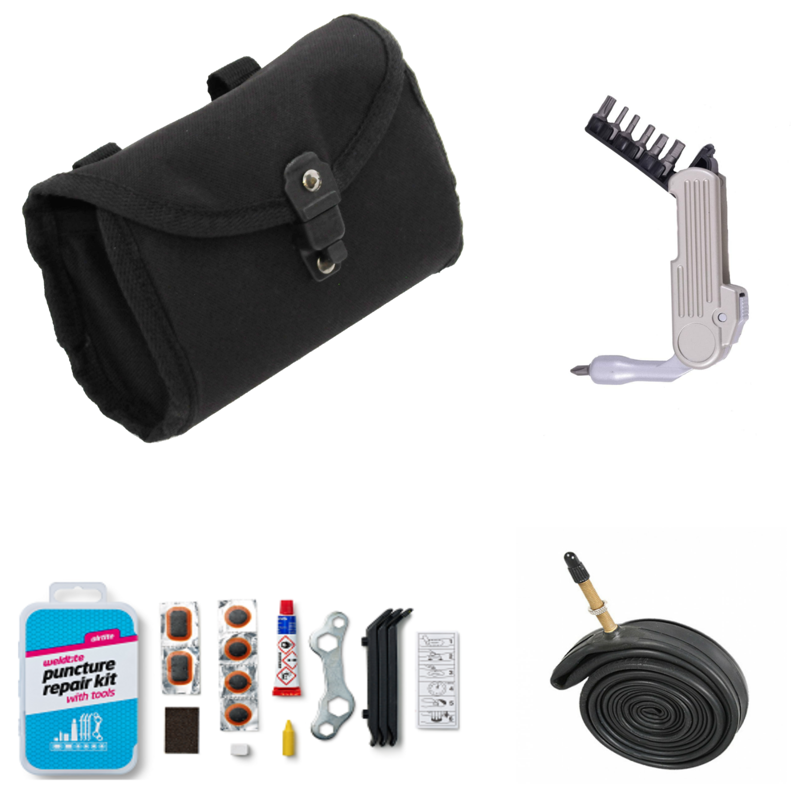 puncture repair kit saddle bag