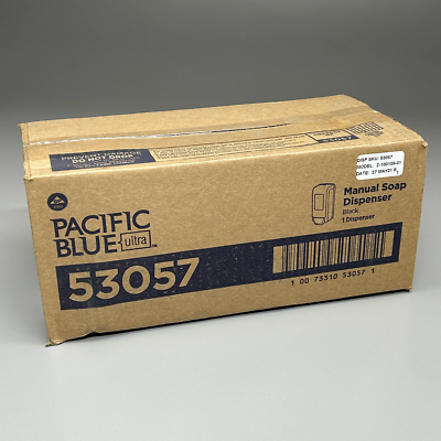 GEORGIA PACIFIC Pacific Blue Ultra Manual Soap Dispenser 53057 Black (New)