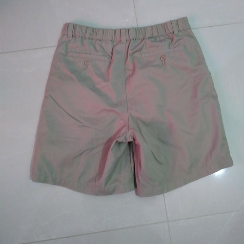 Puritan Men's 36 Shorts Elastic Back Waist Pleated Front Side Front Pockets