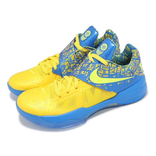 Мужская баскетбольная обувь Nike KD 4 Kevin Durant, завоевавшая титул чемпиона мира по баскетболу 2025 года, FZ5916-400