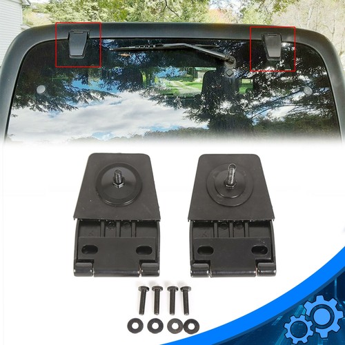 Стеклянные петли задней двери с жесткой крышей из нержавеющей стали для Jeep Wrangler YJ TJ 87-06 50516