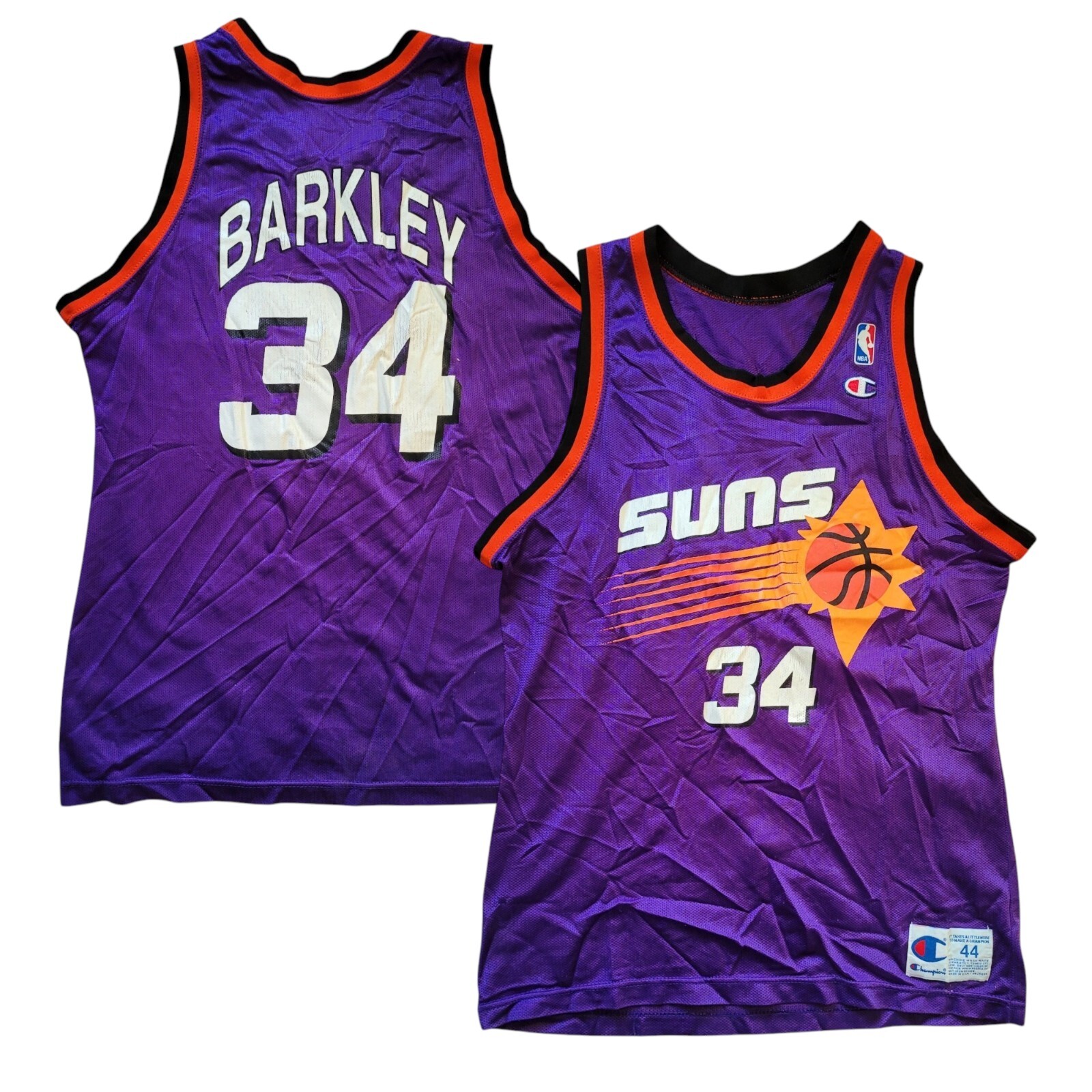 Vintage Champion Charles Barkley Phoenix Suns Jersey in