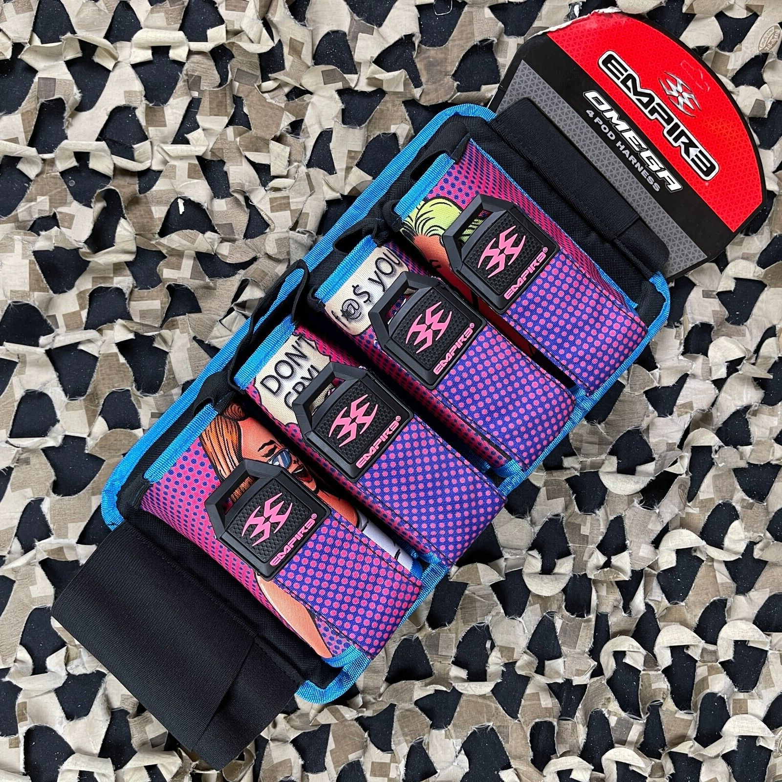 NEW Empire Omega 4 Pod Paintball Harness - Pop Art