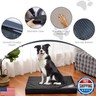 OUPEIWAWA Orthopedic Outdoor Waterproof Dog Beds for Medium Dogs, Washable Crate Bed with Egg Crate Foam Pet Bed Mat and Removable Oxford Fabric Cooling Cover,36