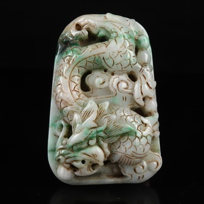 Certified Grade A Carved Green ice Jadeite jade Pendant oval flower Natural jadeite pendant,handmade engraving Amulet Pendant Gemstone Bead