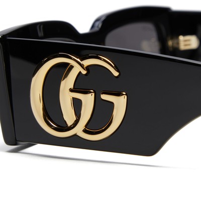 GUCCI GUCCI GG1425S-001-53 BLACK SUNGLASSES
